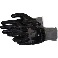 Gants de travail antichocs Dexterity, Petit, Paume en Synth&eacute;tique, Poignet Poignet en tricot Les Fournitures Industrielles Méga