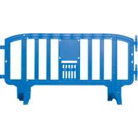 Movit Barricade, Interlocking, 78" L x 39" H, Blue Les Fournitures Industrielles Méga