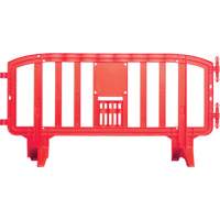 Movit Barricade, Interlocking, 78" L x 39" H, Red Les Fournitures Industrielles Méga
