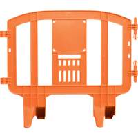 Minit Barricade, Interlocking, 49" L x 39" H, Orange Les Fournitures Industrielles Méga