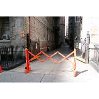 Barricade Multi-Gate, 43" h x 90" lo, Orange Les Fournitures Industrielles Méga