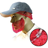 Filets &agrave; barbe jetables, Polypropyl&egrave;ne, Rouge Les Fournitures Industrielles Méga