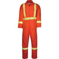 Combinaison non doubl&eacute;e Westex UltraSoft, Taille Moyen (grande taille), Orange, 8,7 cal/cm² Les Fournitures Industrielles Méga