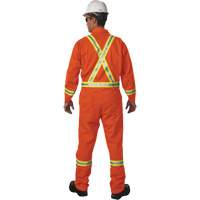 Combinaison non doubl&eacute;e Westex UltraSoft, Taille Moyen (grande taille), Orange, 8,7 cal/cm² Les Fournitures Industrielles Méga