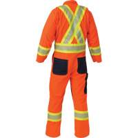 Ripstop Coveralls, 2X-Large, High Visibility Orange Les Fournitures Industrielles Méga