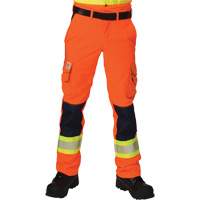 Ripstop High-Visibility Cargo Pants, Polyester, 28, High Visibility Orange Les Fournitures Industrielles Méga