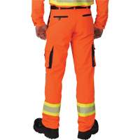 Ripstop High-Visibility Cargo Pants, Polyester, 28, High Visibility Orange Les Fournitures Industrielles Méga