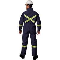 Westex UltraSoft&reg; Deluxe Coveralls with Reflective Material, Size 36, Navy Blue, 8.7 cal/cm² Les Fournitures Industrielles Méga