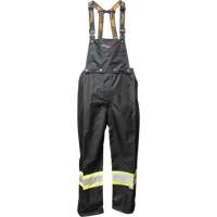 Journeyman FR Bib Pants, Small, Black Les Fournitures Industrielles Méga