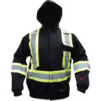 Fire Rated Hoodie, Small, Black Les Fournitures Industrielles Méga
