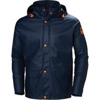 Gale Rain Jacket, Polyester/Polyurethane, X-Small, Navy Blue Les Fournitures Industrielles Méga