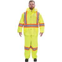 V&ecirc;tements imperm&eacute;ables RZ1000, Polyester, Petit, Jaune lime haute visibilit&eacute; Les Fournitures Industrielles Méga