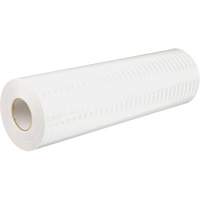 High Intensity Prismatic Grade Reflective Sheeting, 2" W x 150' L, 19 mils, White Les Fournitures Industrielles Méga