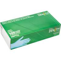 Gants jetables de calibre m&eacute;dical r&eacute;sistants &agrave; la perforation, Grand, Nitrile, 4,5 mils, Sans poudre, Bleu, Classe 2 Les Fournitures Industrielles Méga