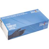 Puncture-Resistant Medical-Grade Disposable Gloves, Medium, Nitrile, 5-mil, Powder-Free, Black, Class 2 Les Fournitures Industrielles Méga