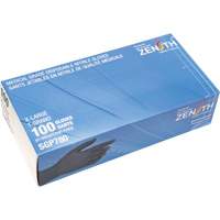 Gants jetables de calibre m&eacute;dical r&eacute;sistants &agrave; la perforation, T-Grand, Nitrile, 5 mils, Sans poudre, Noir, Classe 2 Les Fournitures Industrielles Méga