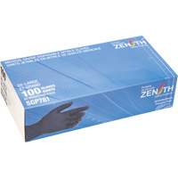 Gants jetables de calibre m&eacute;dical r&eacute;sistants &agrave; la perforation, 2T-Grand, Nitrile, 5 mils, Sans poudre, Noir, Classe 2 Les Fournitures Industrielles Méga