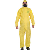 Microchem&reg; Medium-Duty Disposable Coveralls, Small, Yellow, Polypropylene Les Fournitures Industrielles Méga