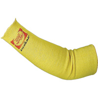 Manchons tubulaire 1 &eacute;paisseur, Kevlar, 10", ANSI niveau 3/ASTM F-1790, Jaune Les Fournitures Industrielles Méga