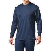 FR Base Layer Long Sleeve T-Shirt, Small, Navy Blue Les Fournitures Industrielles Méga