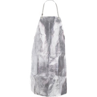 Heat Resistant Apron with Strap, 24" W x 36" L, Aluminized Kevlar&reg; Les Fournitures Industrielles Méga