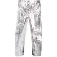 Heat Resistant Pants with Fly, 28, Aluminized Kevlar&reg; Les Fournitures Industrielles Méga