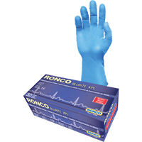 Blurite XPL Examination Gloves, Small, Nitrile, 8-mil, Powder-Free, Blue, Class 2 Les Fournitures Industrielles Méga