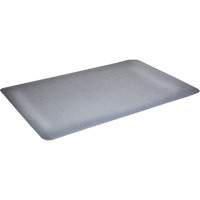 WD Foodmaster Anti-Microbial Mats, Smooth, 3' x 4' x 9/16", Grey, Nitrile/Rubber Les Fournitures Industrielles Méga