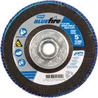 BlueFire&reg; Flap Disc, 5" x 5/8"-11, Type 29, 80 Grit, Zirconia Alumina Les Fournitures Industrielles Méga