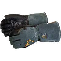 Endura&reg; Mig Welding Gloves, Grain Cowhide, Size Medium Les Fournitures Industrielles Méga