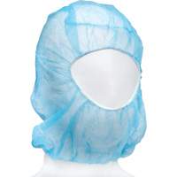 Cagoule jetable, Polypropyl&egrave;ne, Bleu Les Fournitures Industrielles Méga