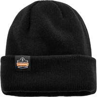 N-Ferno&reg; Zippered Rib Knit Beanie Hat, One Size, Black Les Fournitures Industrielles Méga