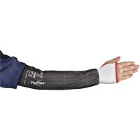 HyFlex&reg; 11-281 Series Wide Cut Resistant Sleeve with Thumbhole, Intercept, 22", ASTM ANSI Level A4, Grey Les Fournitures Industrielles Méga