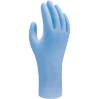 Gants jetables biod&eacute;gradable, T-petit, Nitrile, 2,5 mils, Sans poudre, Bleu Les Fournitures Industrielles Méga