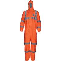 HV High Visibility Coveralls with Hood, Small, Orange, Tyvek&reg; 500 Les Fournitures Industrielles Méga