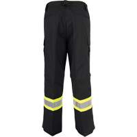 All-Season High Visibility Ventilated Pants, Poly-Cotton, 50, Black Les Fournitures Industrielles Méga