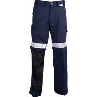 All-Season High Visibility Ventilated Pants, Poly-Cotton, 26, Navy Blue Les Fournitures Industrielles Méga