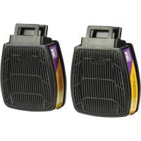 Cartouche & filtre pour respirateur Secure Click, Combinaison cartouche et filtre contre les particules pour gaz/vapeurs, Vapeurs organiques/Gaz acides/P100 Les Fournitures Industrielles Méga