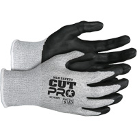 Safety Cut Pro Cut Resistant Gloves, Size Large, 13 Gauge, Bi-Polymer Coated, HPPE Shell, ASTM ANSI Level A7 Les Fournitures Industrielles Méga