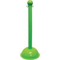 Heavy-Duty Stanchion, 40" High, Green Les Fournitures Industrielles Méga