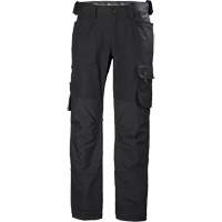 Oxford Work Pants, Cotton, Black, Size 38 Les Fournitures Industrielles Méga