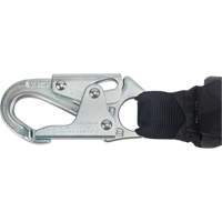 Miller&reg; HP Shock-Absorbing Lanyard, 4', Locking Rebar Hook Center, Locking Snap Hook Leg Ends, Polyester Les Fournitures Industrielles Méga