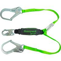 Miller&reg; HP Shock-Absorbing Lanyard, 4', Locking Rebar Hook Center, Locking Snap Hook Leg Ends, Polyester Les Fournitures Industrielles Méga