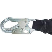 Miller&reg; HP Shock-Absorbing Lanyard, 4', Locking Rebar Hook Center, Locking Snap Hook Leg Ends, Polyester Les Fournitures Industrielles Méga