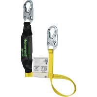 Miller&reg; HP Shock-Absorbing Lanyard, 4', Locking Snap Hook Center, Locking Snap Hook Leg Ends, Polyester Les Fournitures Industrielles Méga