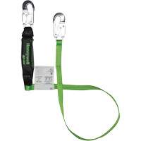 Miller&reg; HP Shock-Absorbing Lanyard, 6', Locking Snap Hook Center, Locking Snap Hook Leg Ends, Polyester Les Fournitures Industrielles Méga