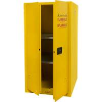 Armoire pour produits inflammables, 60 gal., 2 Porte(s), 34" La x 65" h x 34" p Les Fournitures Industrielles Méga