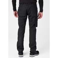 Oxford Service Pants, Poly-Cotton, Black, Size 30, 32 Inseam Les Fournitures Industrielles Méga