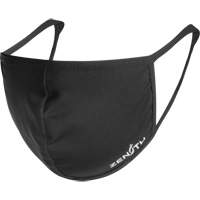 2-Ply Reusable Face Masks, Polyester, Black Les Fournitures Industrielles Méga