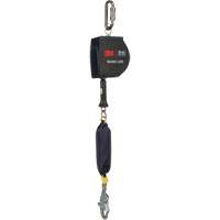 Cordage de s&eacute;curit&eacute; autor&eacute;tractable allong&eacute; Nano-Lok, 15', Acier inoxydable, Pivotant Les Fournitures Industrielles Méga